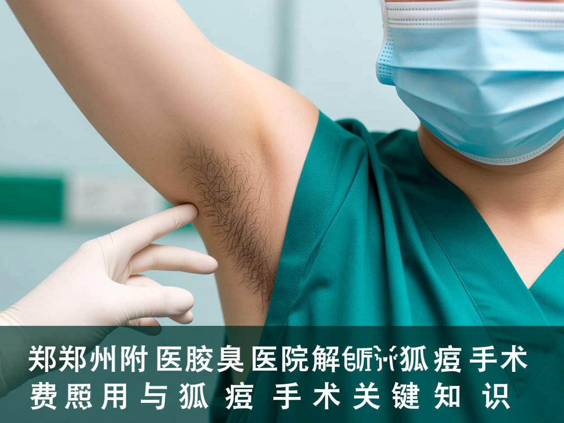 郑州附医腋臭医院解析，狐臭手术费用与狐臭手术关键知识
