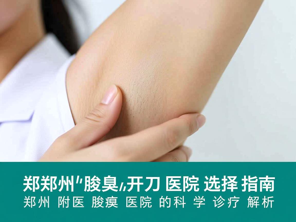 在郑州腋臭开刀医院选择指南,郑州附医腋臭医院的科学诊疗解析 在郑州腋臭开刀医院选择指南,郑州附医腋臭医院的科学诊疗解析