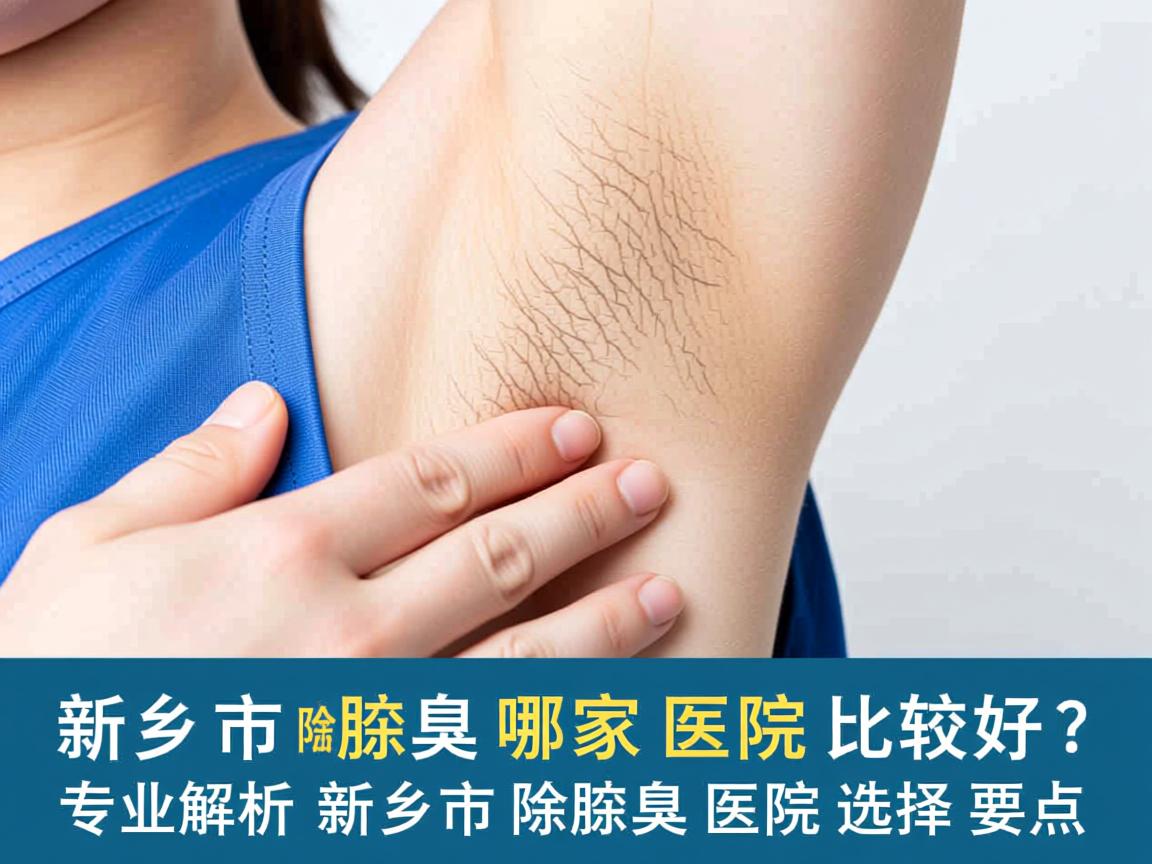 新乡市除腋臭哪家医院比较好？专业解析新乡市除腋臭医院选择要点