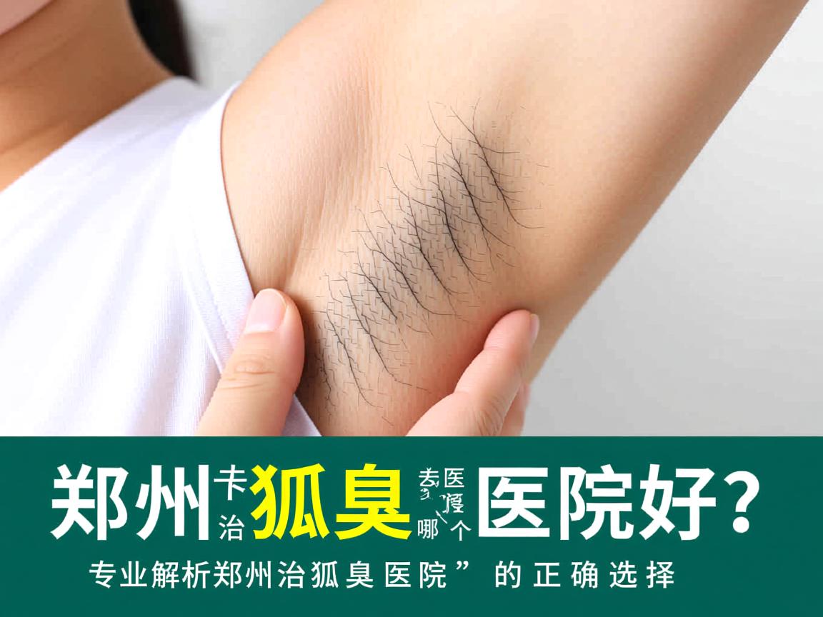 郑州治狐臭去哪个医院好？专业解析郑州治狐臭医院的正确选择