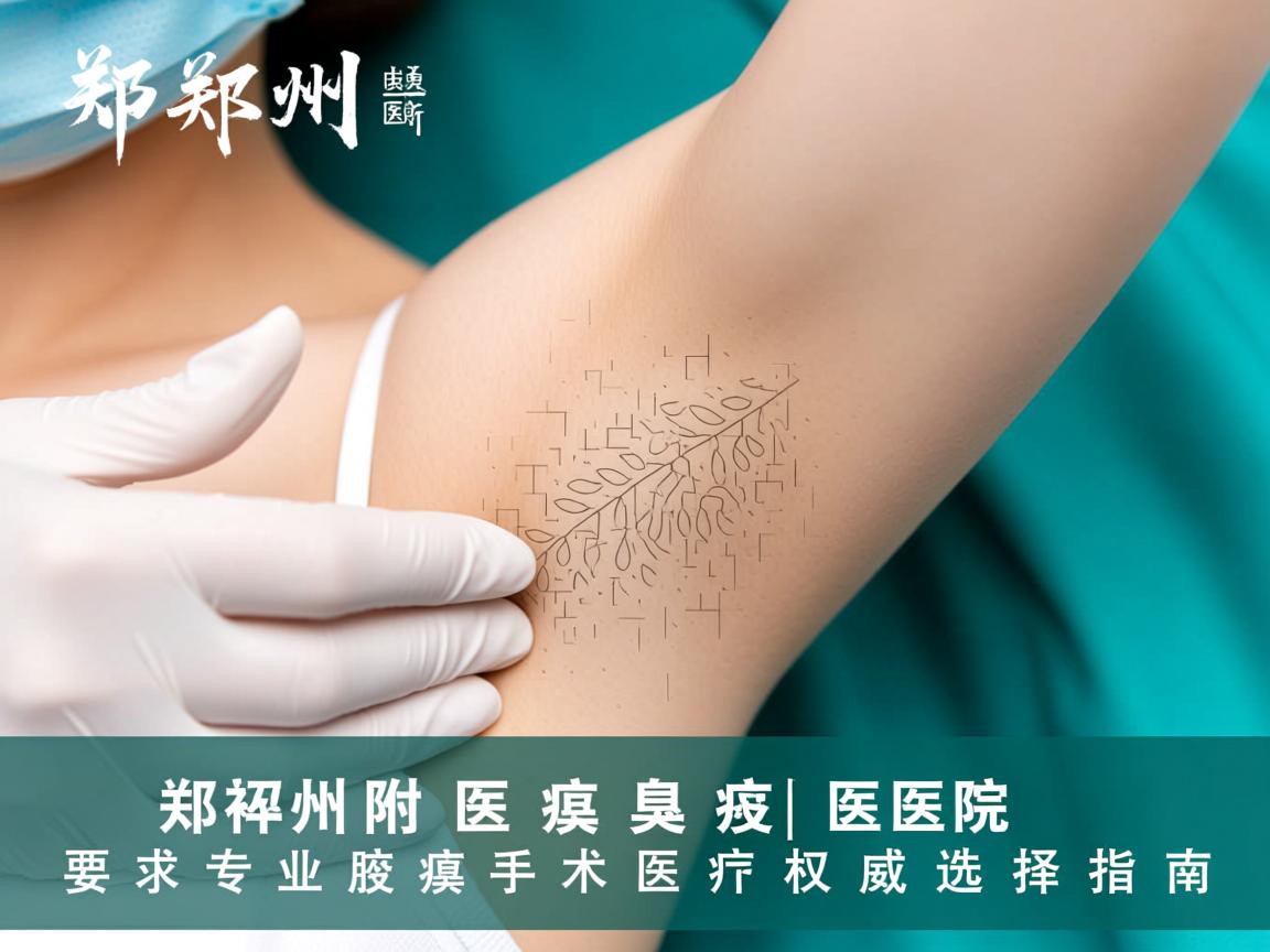郑州附医腋臭医院，郑州专业腋臭手术医院的权威选择指南