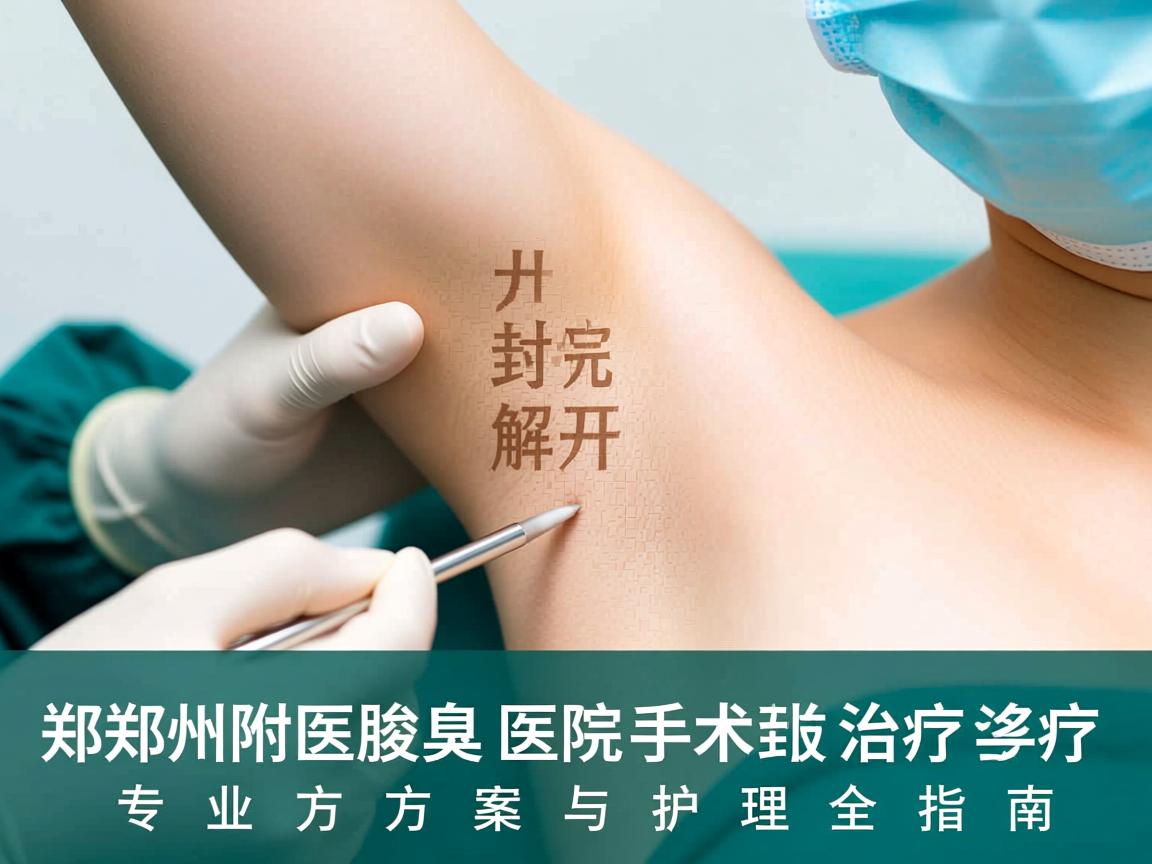 郑州附医腋臭医院解析开封手术治疗腋臭，专业方案与护理全指南