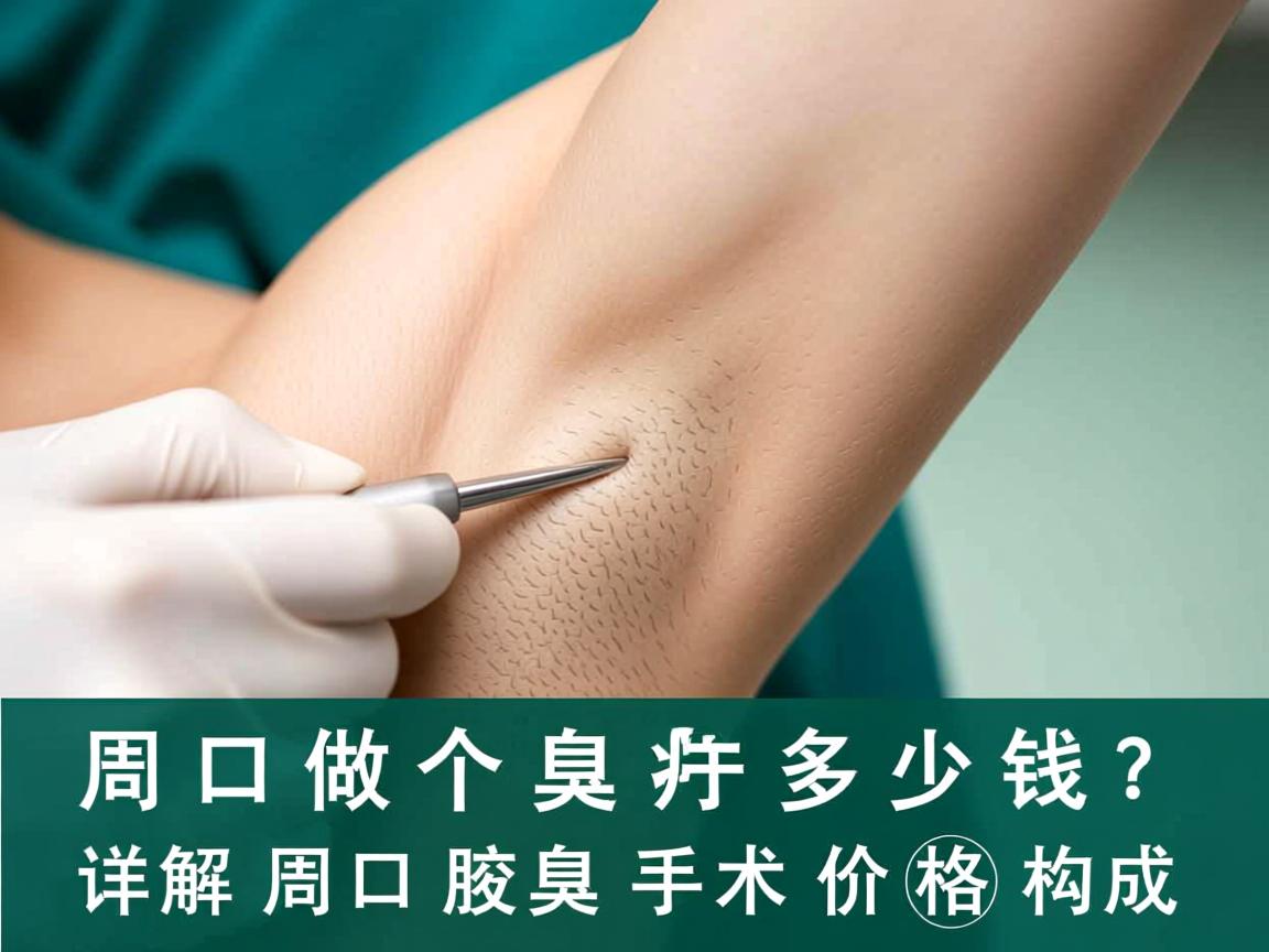 周口做个腋臭手术多少钱？详解周口腋臭手术价格构成