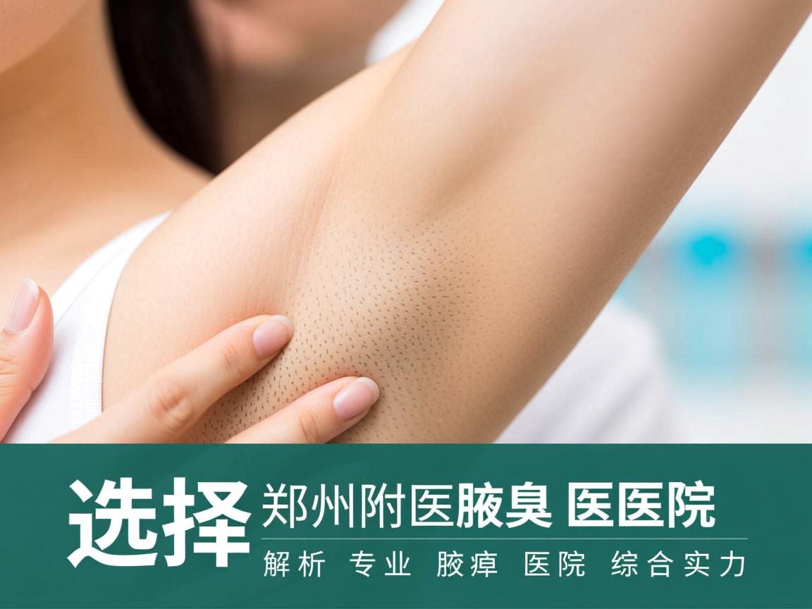 选择郑州附医腋臭医院，解析专业腋臭医院的综合实力
