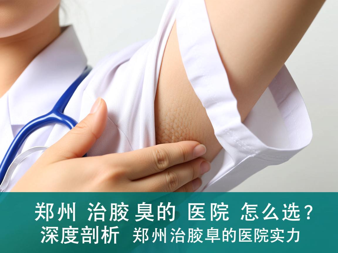 郑州治腋臭的医院怎么选？深度剖析郑州治腋臭的医院实力