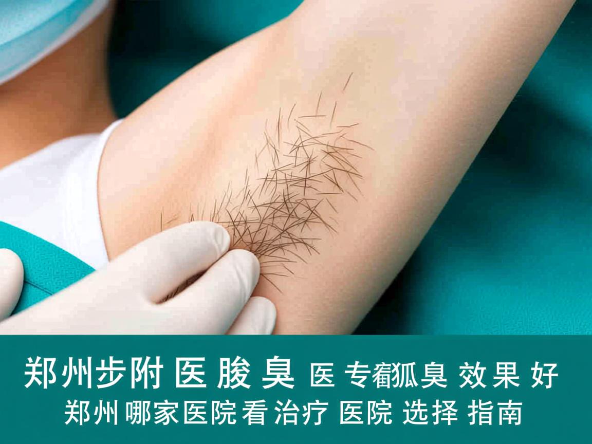 郑州附医腋臭医院专业解析，郑州哪家医院看狐臭效果好，郑州狐臭治疗医院选择指南