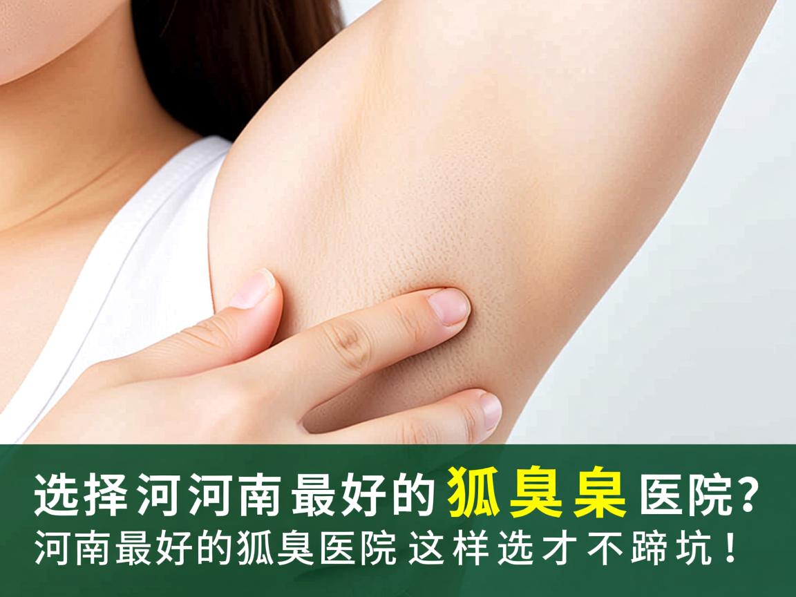 选择河南最好的狐臭医院？河南最好的狐臭医院这样选才不踩坑！