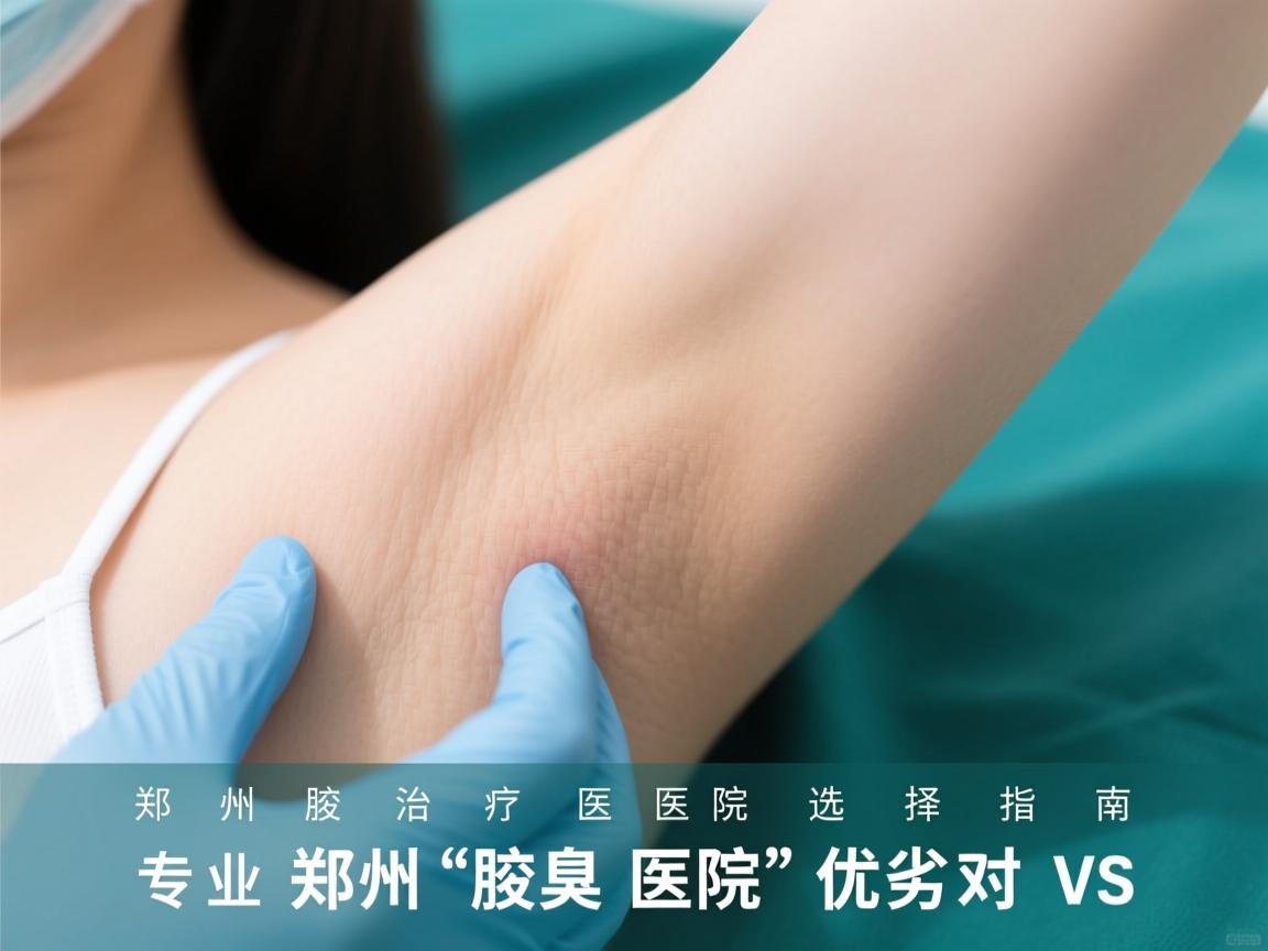 郑州腋臭治疗医院选择指南，专业解析郑州腋臭医院的优劣对比