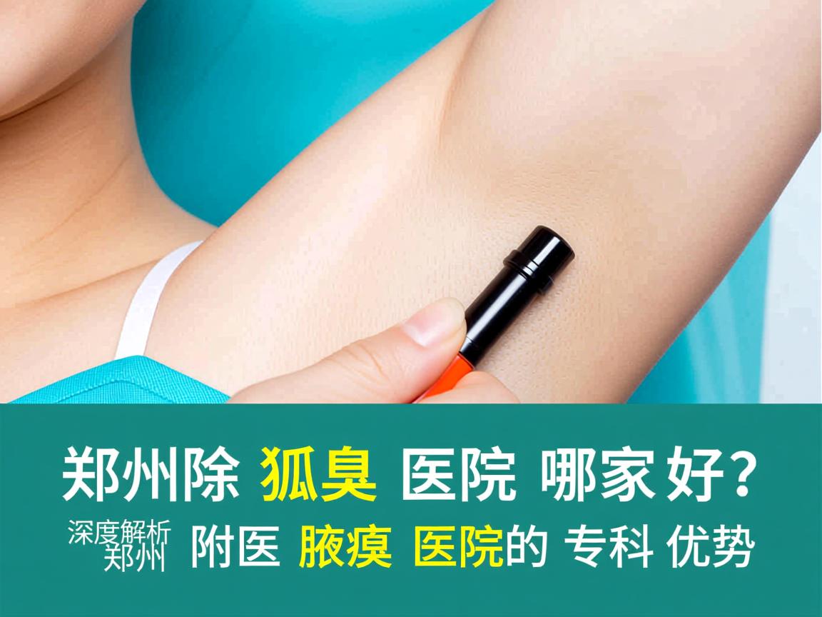 郑州除狐臭医院哪家好?深度解析郑州附医腋臭医院的专科优势 郑州除狐臭医院哪家好?深度解析郑州附医腋臭医院的专科优势