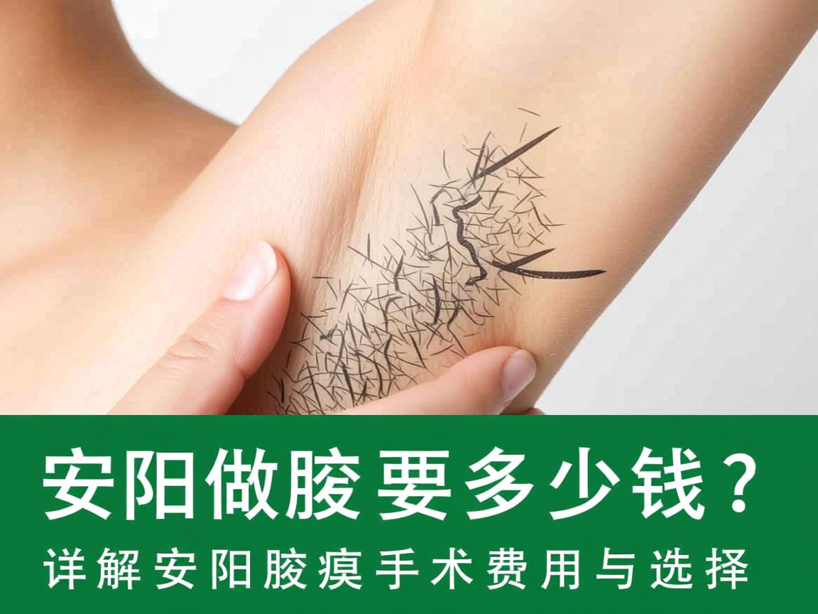 安阳做腋臭要多少钱？详解安阳腋臭手术费用与选择
