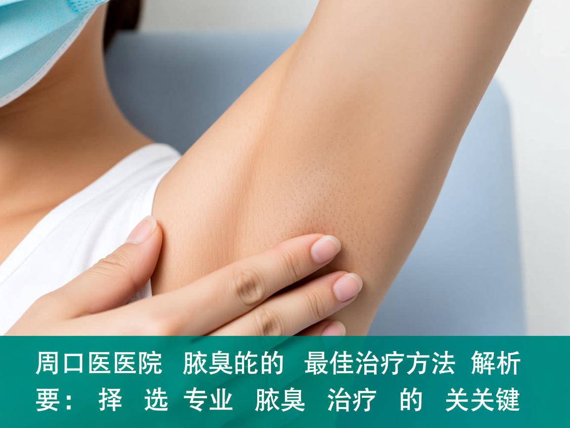 周口医院腋臭的最佳治疗方法解析，选择专业腋臭治疗的关键