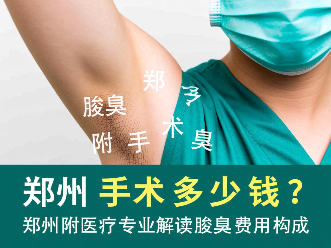 郑州腋臭手术多少钱?郑州附医专业解读腋臭费用构成 郑州腋臭手术多少钱?郑州附医专业解读腋臭费用构成