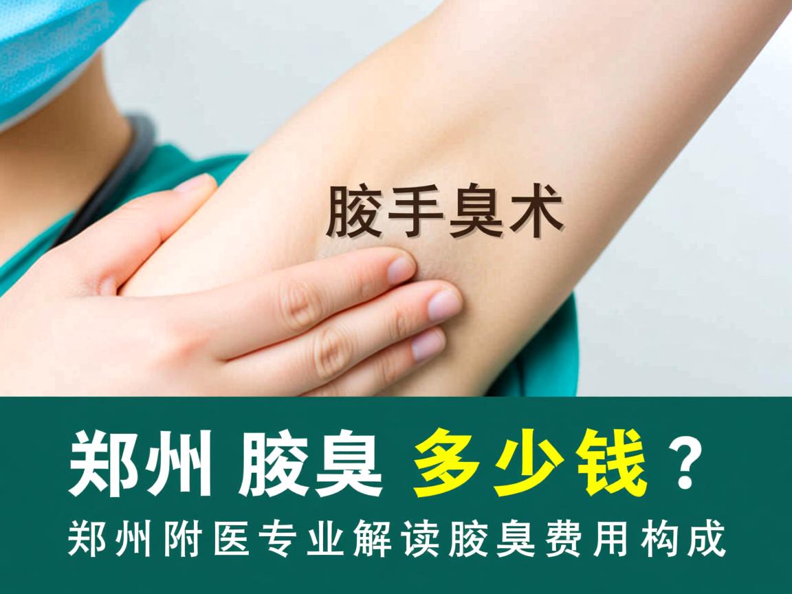 郑州腋臭手术多少钱?郑州附医专业解读腋臭费用构成 郑州腋臭手术多少钱?郑州附医专业解读腋臭费用构成