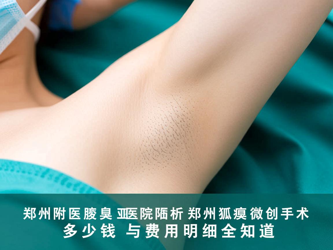 郑州附医腋臭医院解析,郑州狐臭微创手术多少钱与费用明细全知道 郑州附医腋臭医院解析,郑州狐臭微创手术多少钱与费用明细全知道