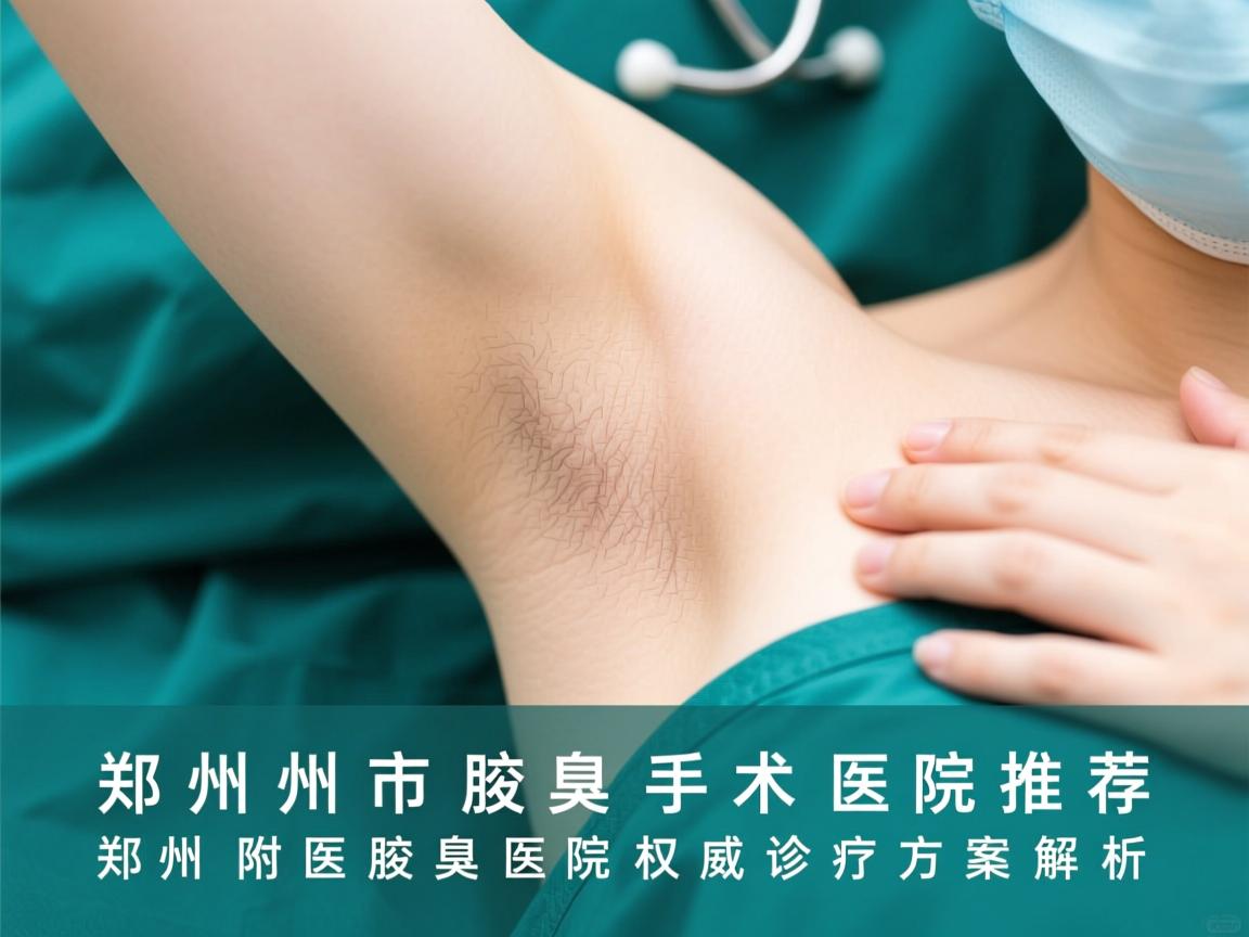 郑州市腋臭手术医院推荐，郑州附医腋臭医院的权威诊疗方案解析