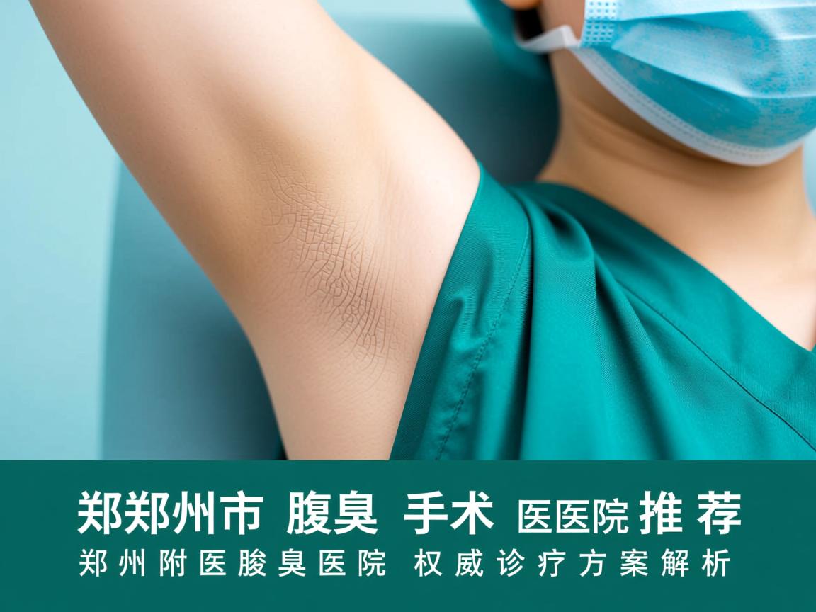 郑州市腋臭手术医院推荐，郑州附医腋臭医院的权威诊疗方案解析