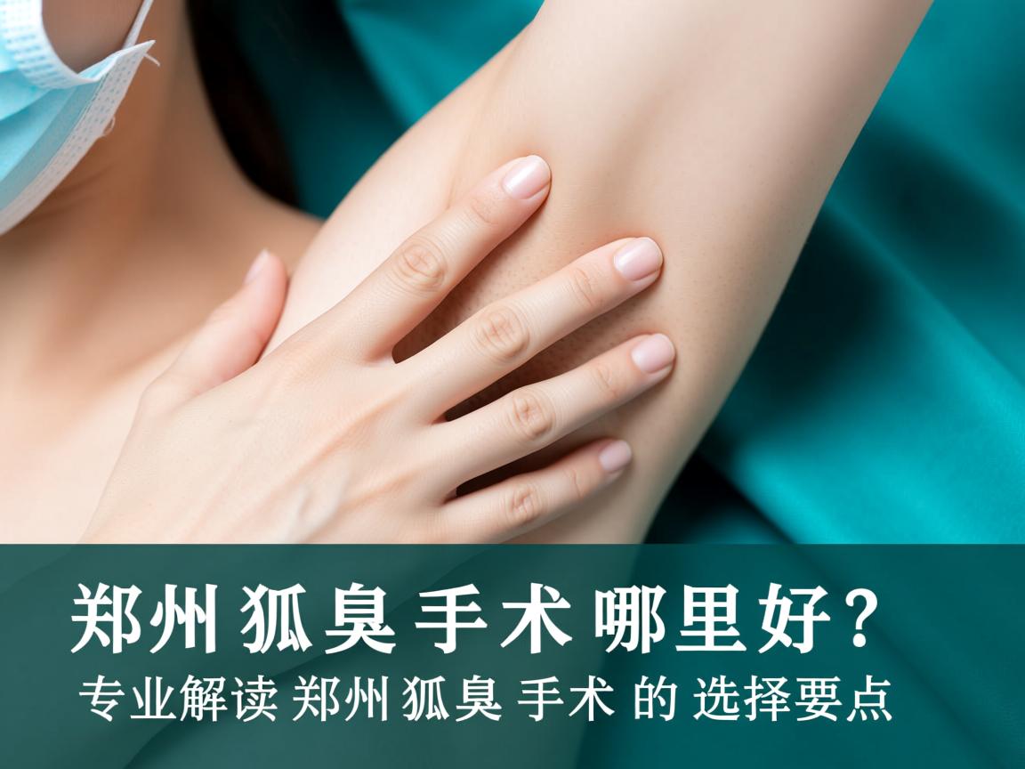 郑州狐臭手术哪里好?专业解读郑州狐臭手术的选择要点 郑州狐臭手术哪里好?专业解读郑州狐臭手术的选择要点