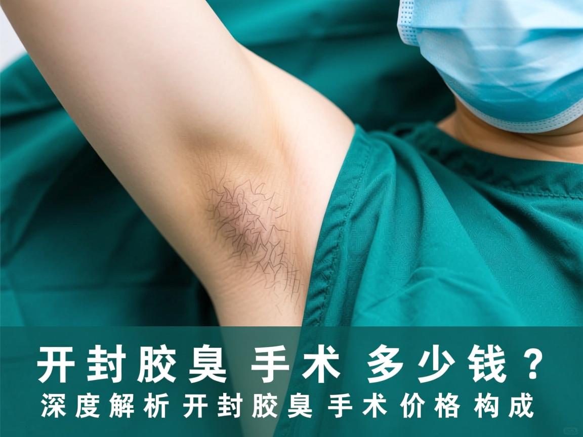 开封腋臭手术多少钱？深度解析开封腋臭手术价格构成