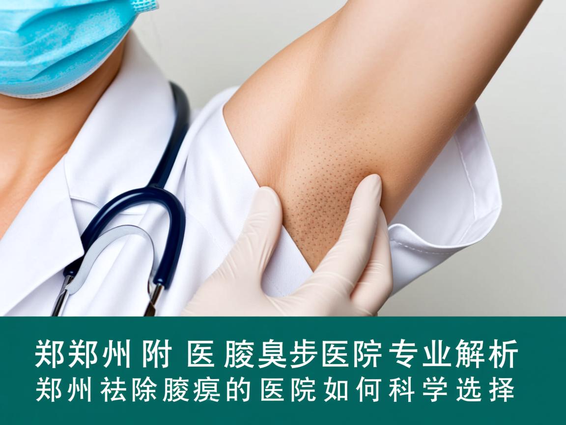 郑州附医腋臭医院专业解析，郑州祛除腋臭的医院如何科学选择