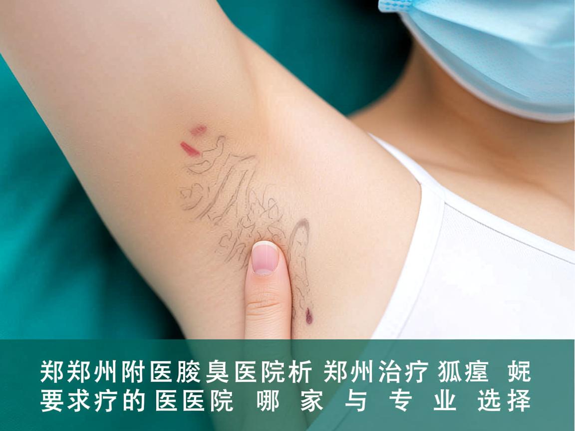 郑州附医腋臭医院解析，郑州治疗狐臭好的医院是哪家与专业选择