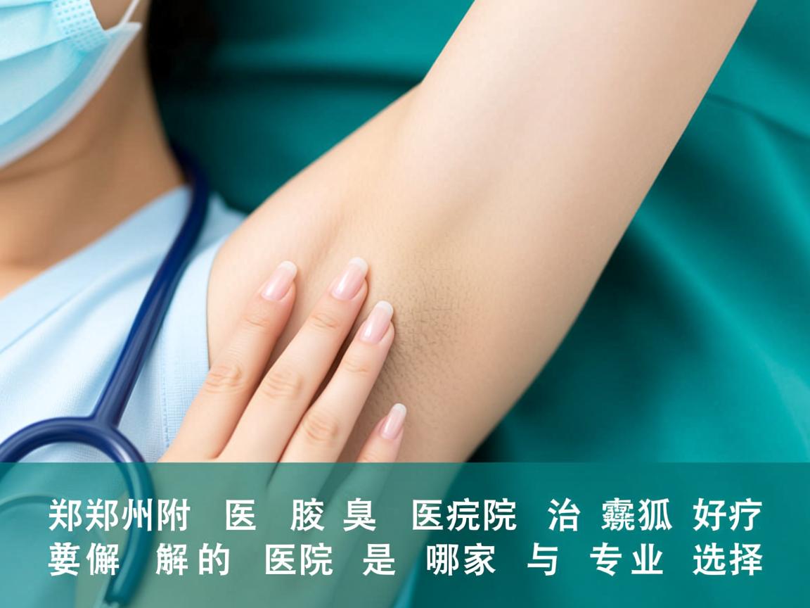 郑州附医腋臭医院解析，郑州治疗狐臭好的医院是哪家与专业选择