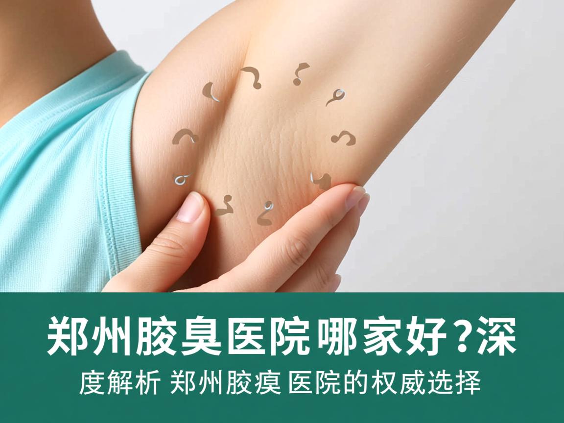 郑州腋臭医院哪家好？深度解析郑州腋臭医院的权威选择