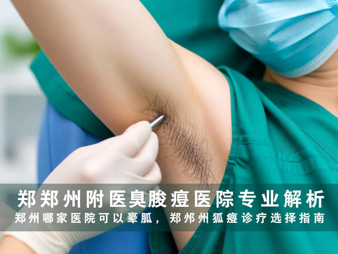 郑州附医腋臭医院专业解析，郑州哪家医院可以看狐臭，郑州狐臭诊疗选择指南