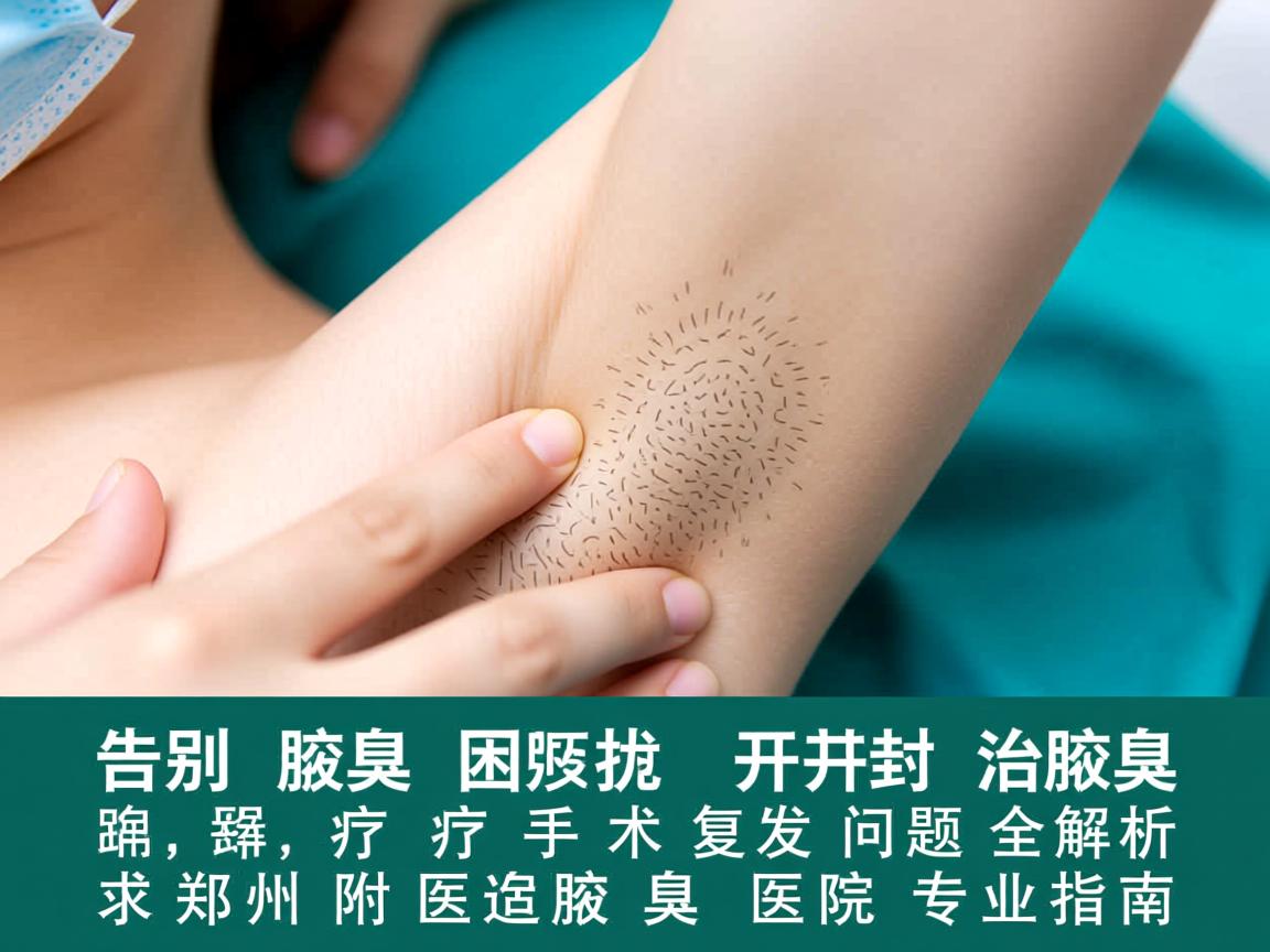 告别腋臭困扰，开封治腋臭手术复发问题全解析，郑州附医腋臭医院专业指南