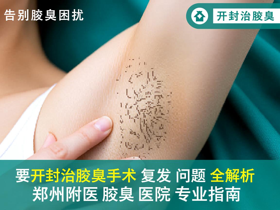 告别腋臭困扰，开封治腋臭手术复发问题全解析，郑州附医腋臭医院专业指南
