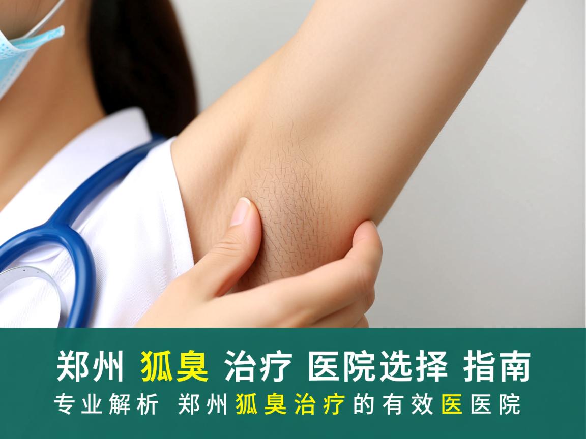 郑州狐臭治疗医院选择指南，专业解析郑州狐臭治疗的有效医院