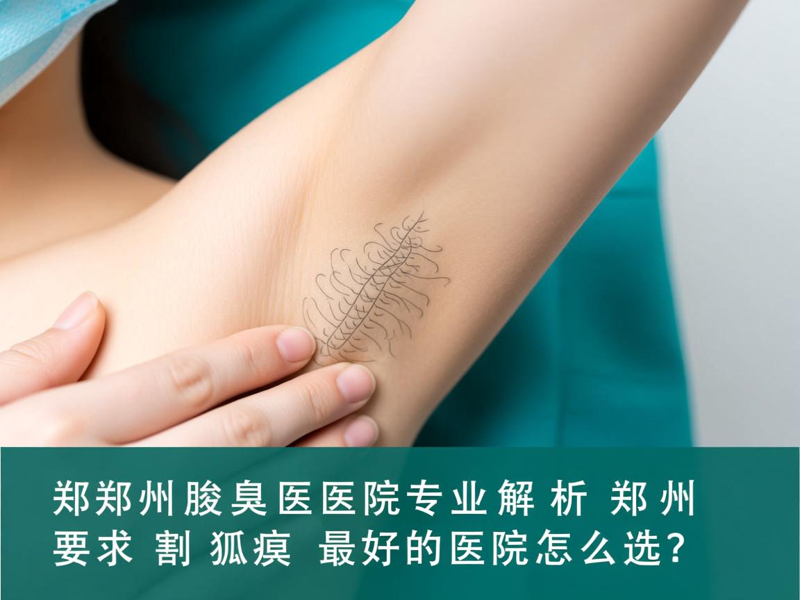 郑州腋臭医院专业解析，郑州割狐臭最好的医院怎么选？