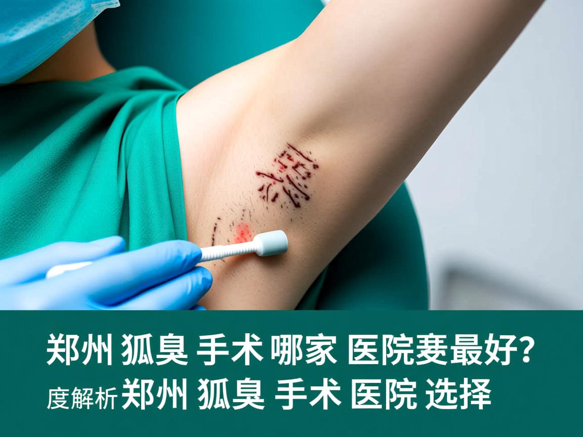 郑州狐臭手术哪家医院最好？深度解析郑州狐臭手术医院选择