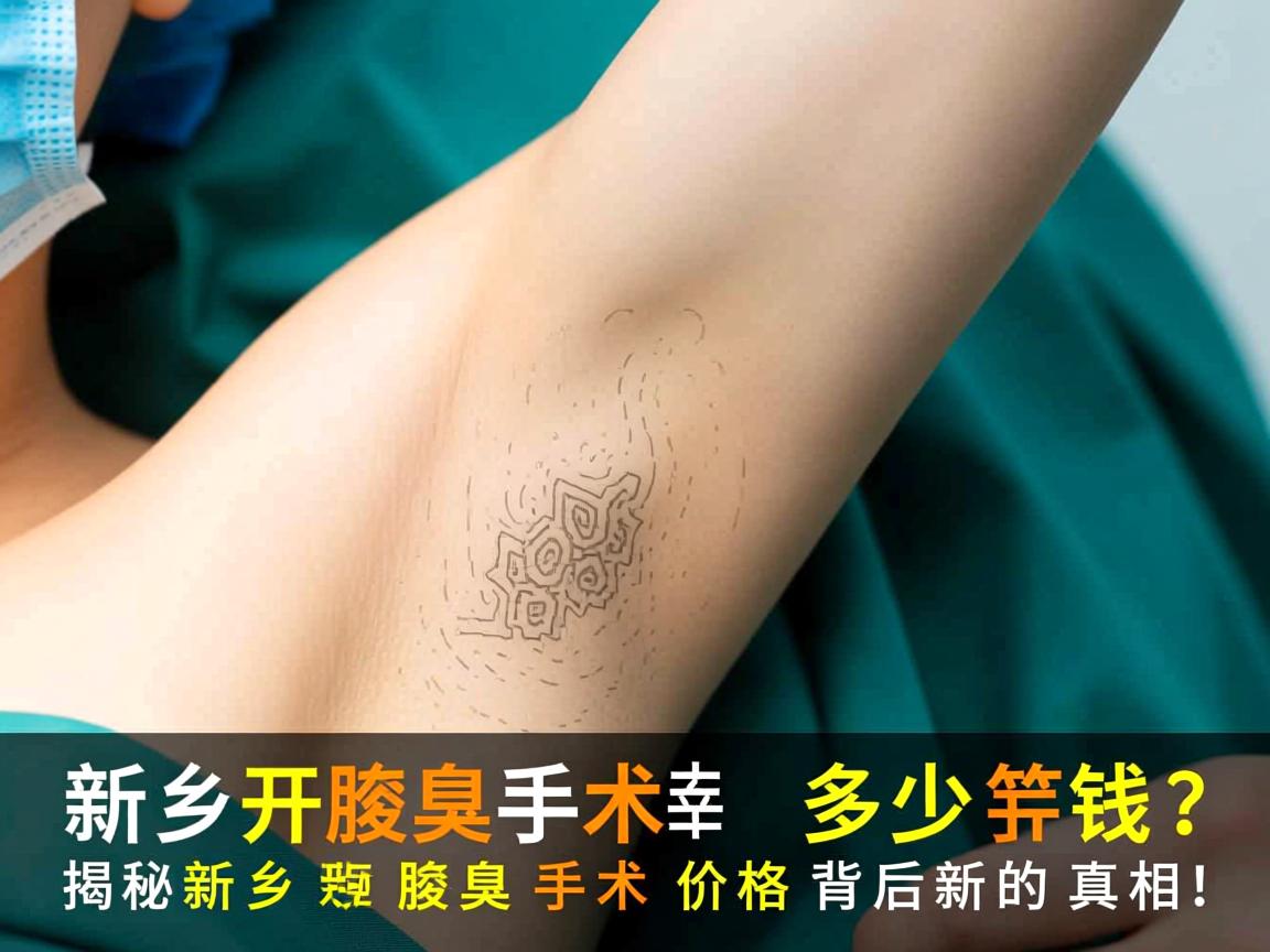 新乡开腋臭手术多少钱？揭秘新乡腋臭手术价格背后的真相！
