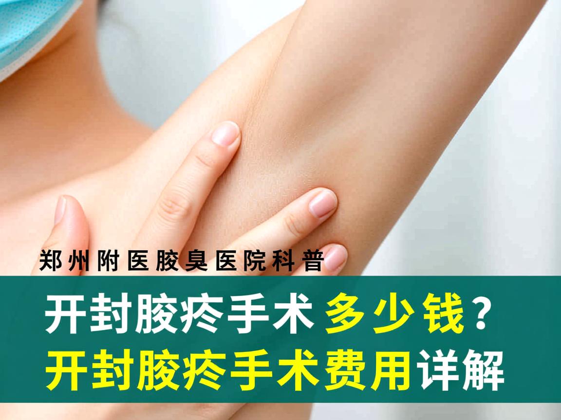 郑州附医腋臭医院科普,开封腋臭手术多少钱?开封腋臭手术费用详解 郑州附医腋臭医院科普,开封腋臭手术多少钱?开封腋臭手术费用详解