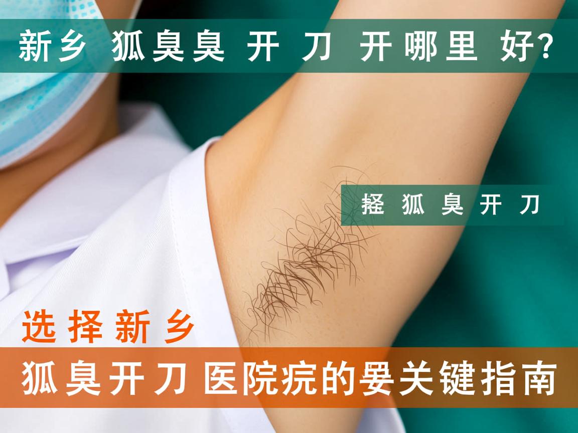新乡狐臭开刀哪里好?选择新乡狐臭开刀医院的关键指南 新乡狐臭开刀哪里好?选择新乡狐臭开刀医院的关键指南