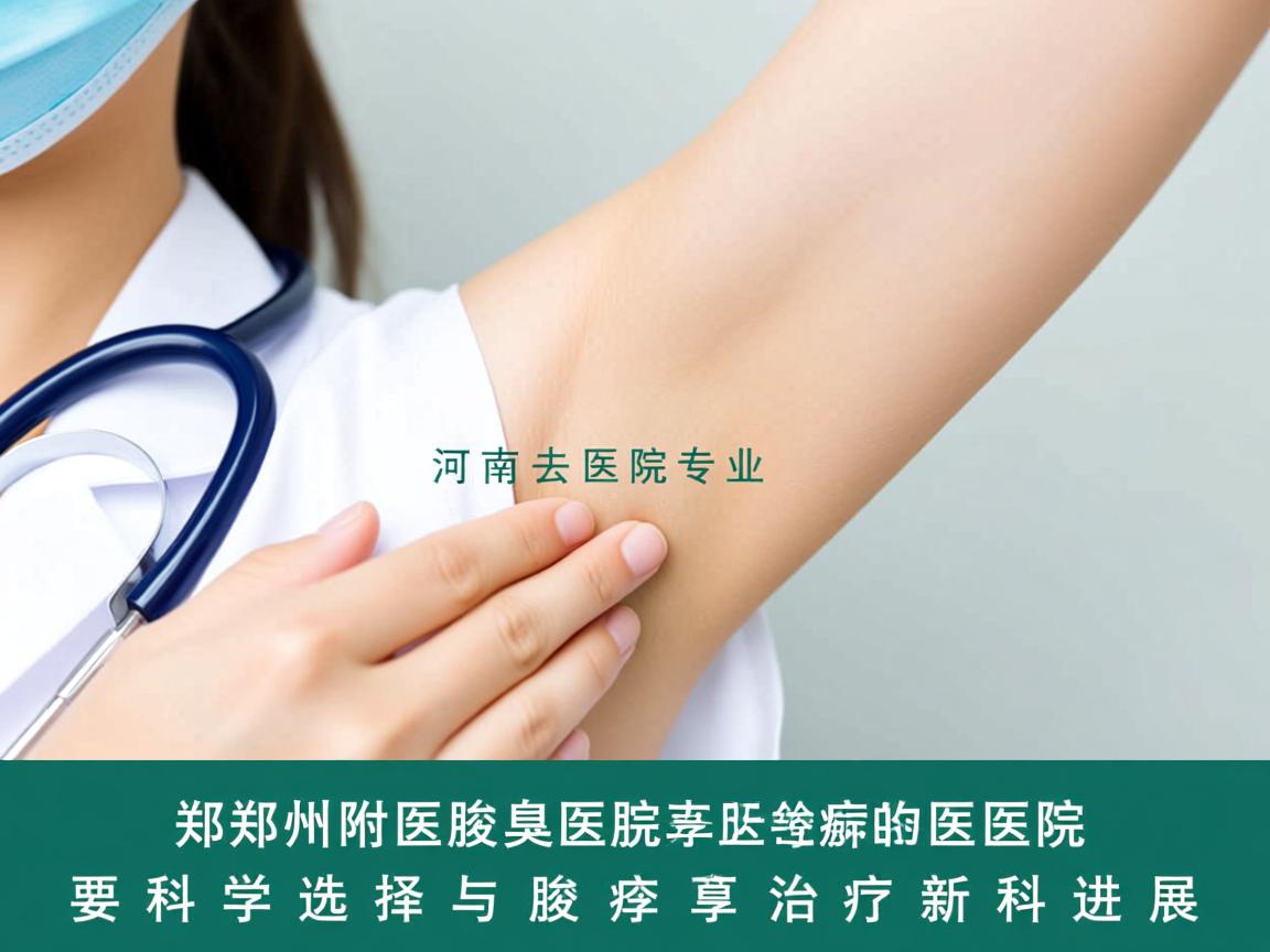 郑州附医腋臭医院专业解析，河南去腋臭医院的科学选择与腋臭治疗新进展