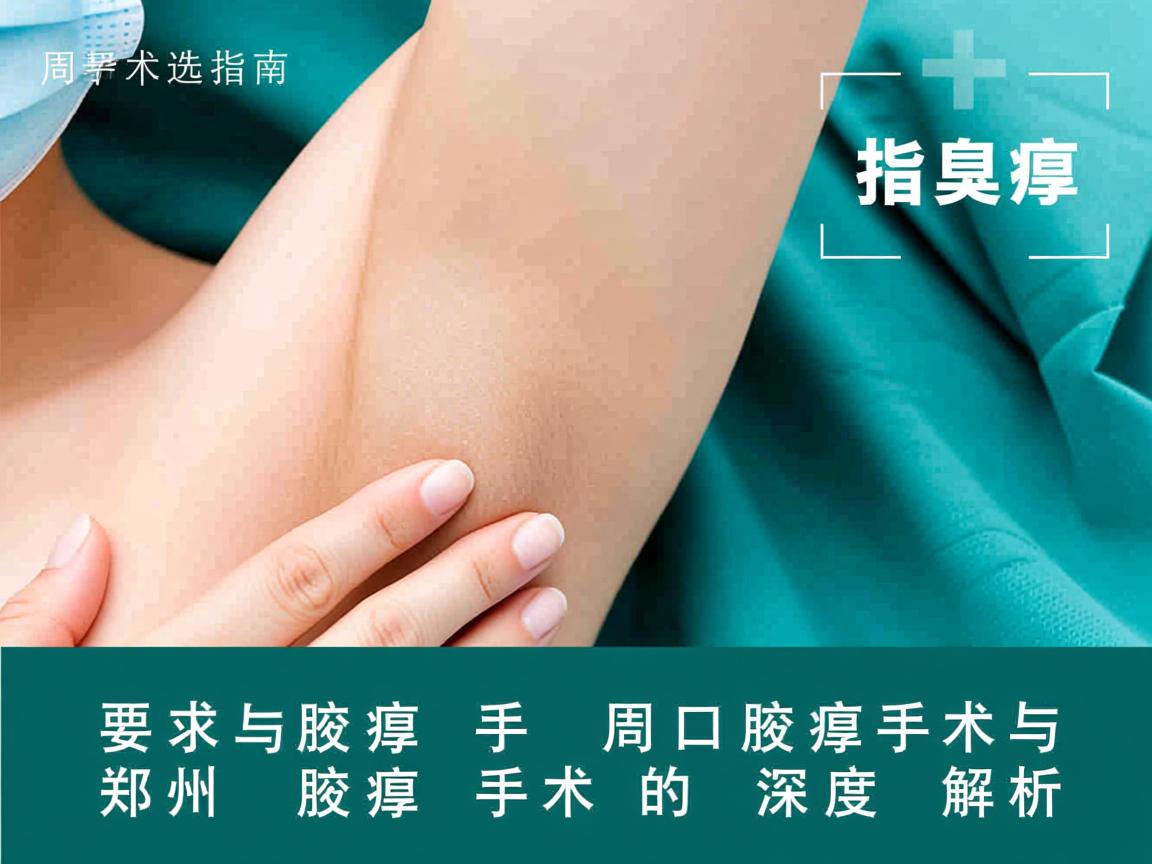 腋臭手术选择指南,周口腋臭手术与郑州腋臭手术的深度解析 腋臭手术选择指南,周口腋臭手术与郑州腋臭手术的深度解析