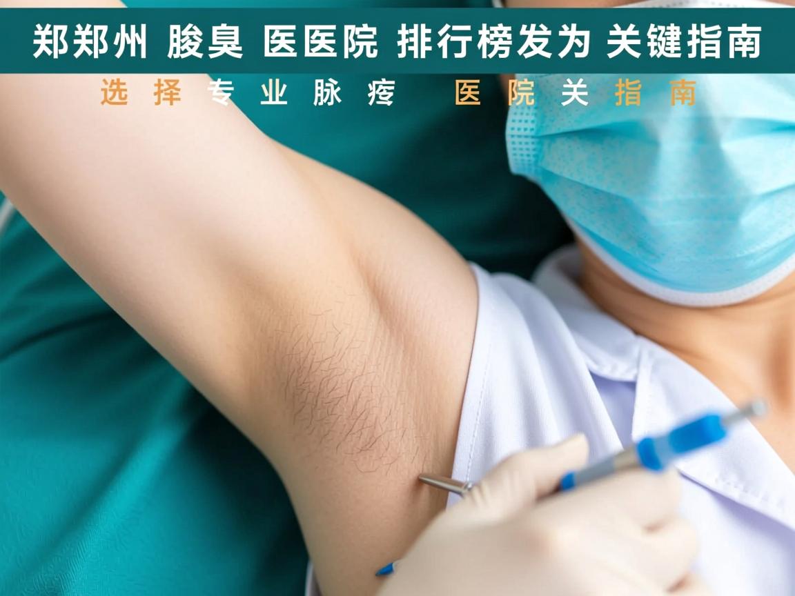 郑州腋臭医院排行榜发布，选择专业腋臭医院的关键指南