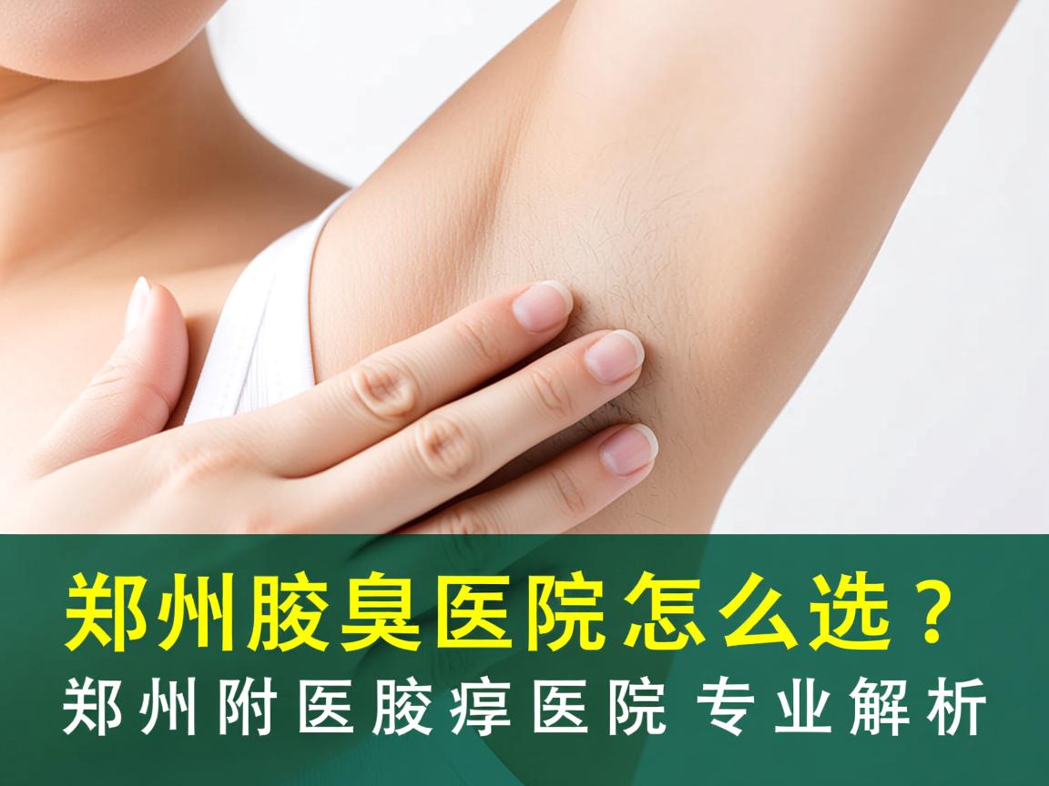 郑州腋臭医院怎么选？郑州附医腋臭医院专业解析