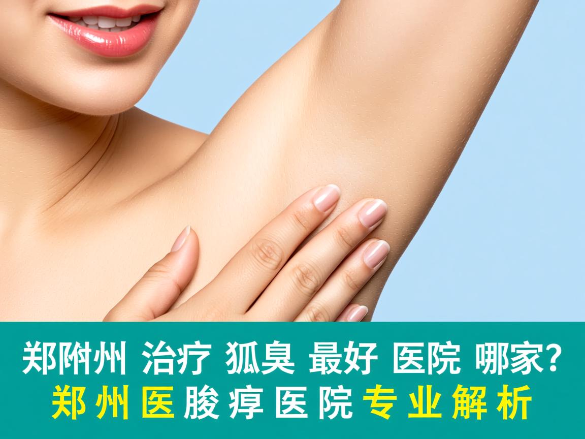 郑州治疗狐臭最好医院哪家？郑州附医腋臭医院专业解析