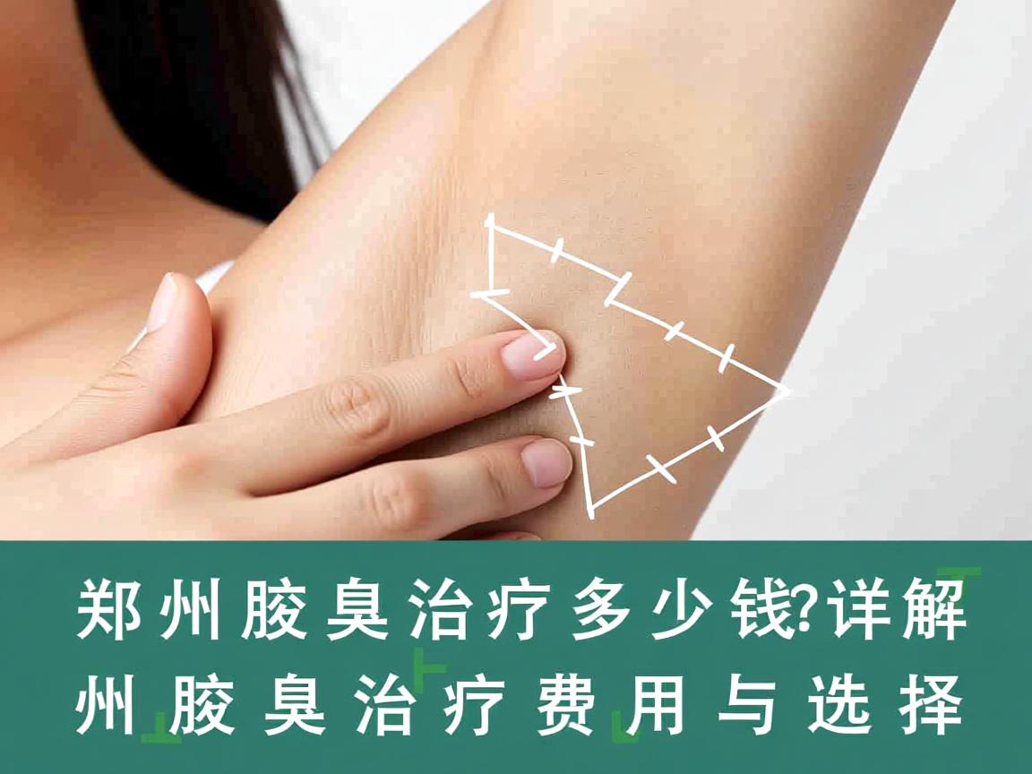 郑州腋臭治疗多少钱?详解郑州腋臭治疗费用与选择 郑州腋臭治疗多少钱?详解郑州腋臭治疗费用与选择