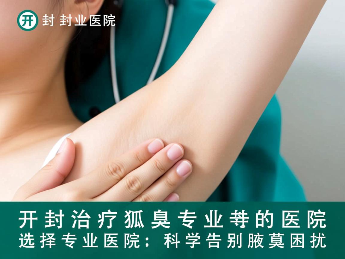 开封治疗狐臭专业的医院，选择专业医院，科学告别腋臭困扰
