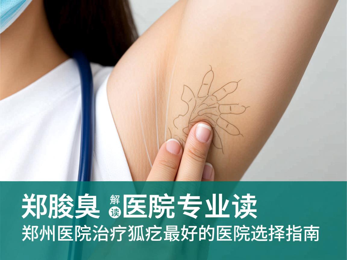 郑州腋臭医院专业解读，郑州医院治疗狐臭最好的医院选择指南