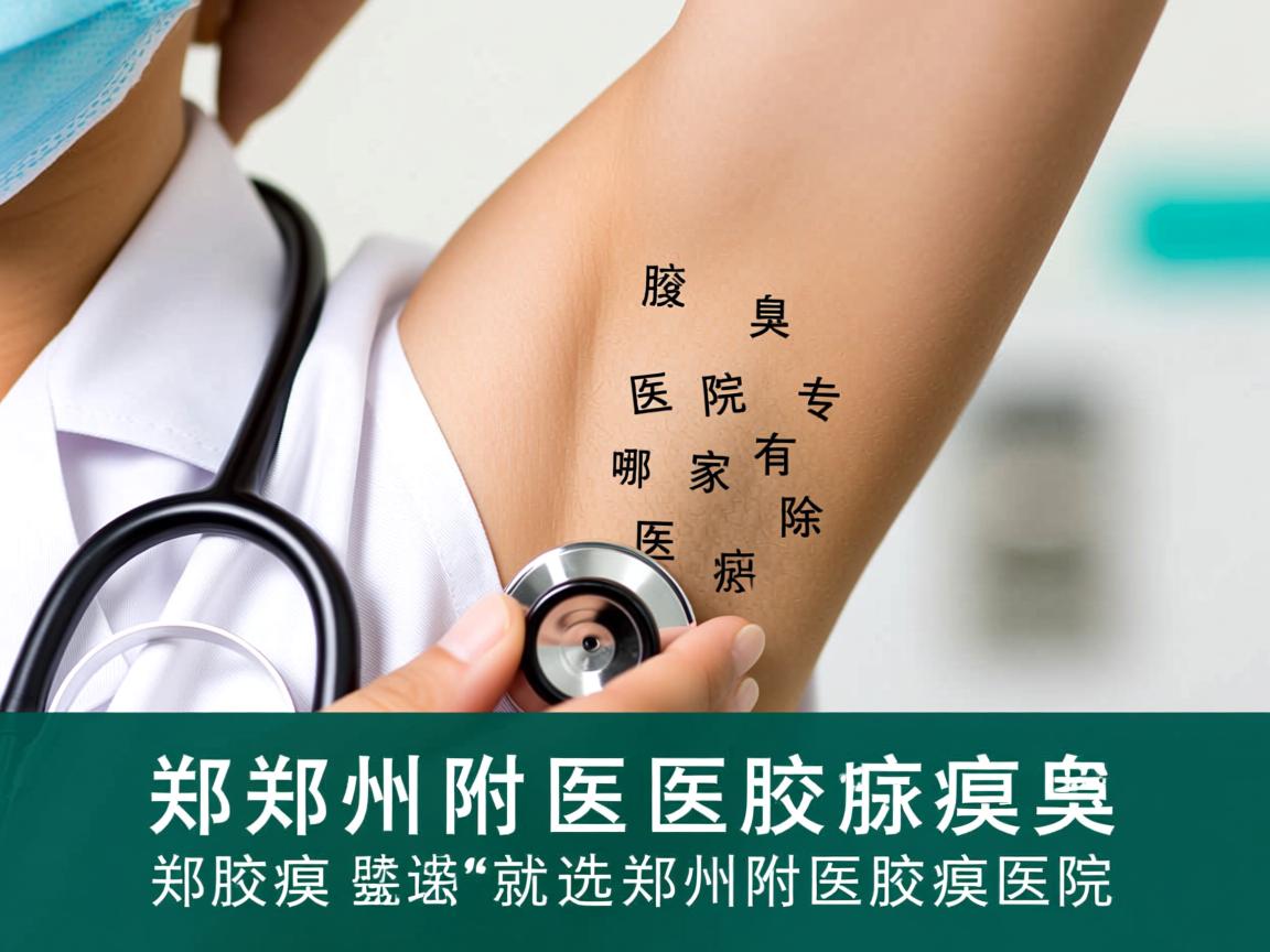 郑州附医腋臭医院专业解析，郑州哪家医院有除腋臭，除腋臭就选郑州附医腋臭医院