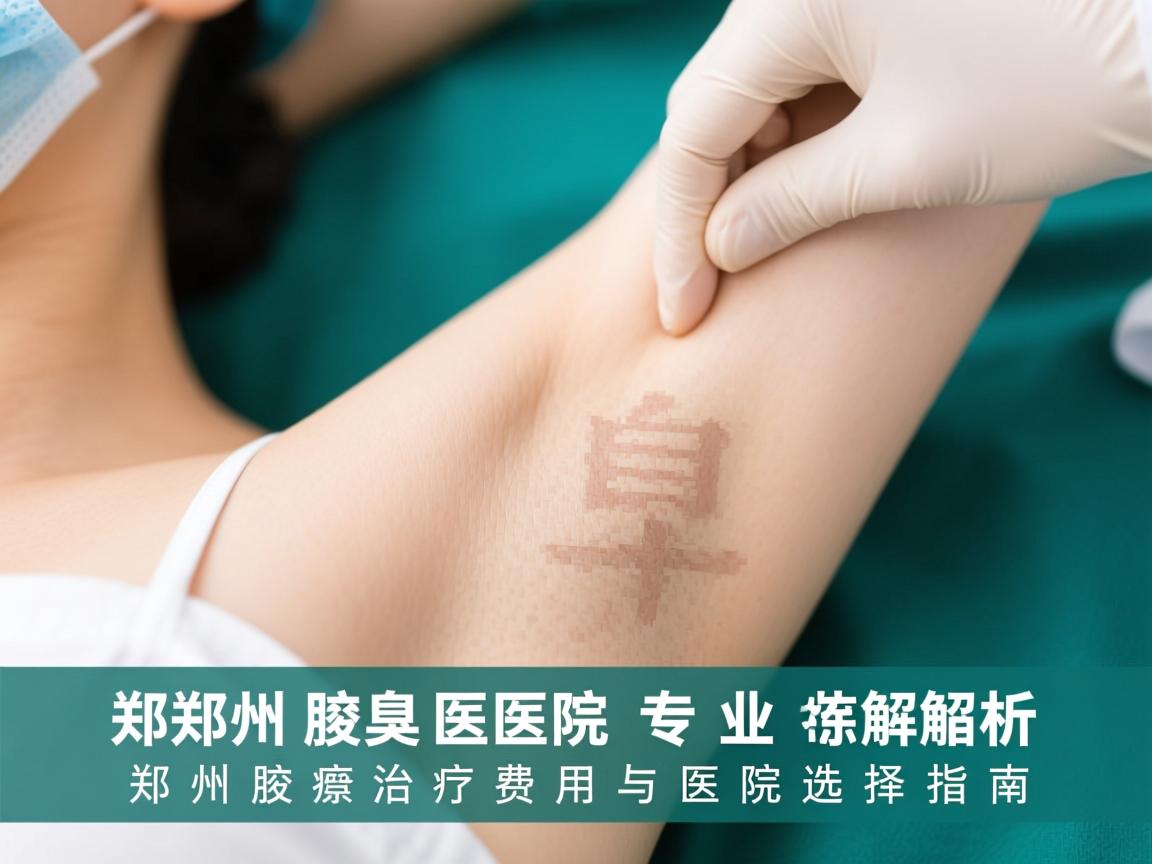 郑州腋臭医院专业解析，郑州腋臭治疗费用与医院选择指南