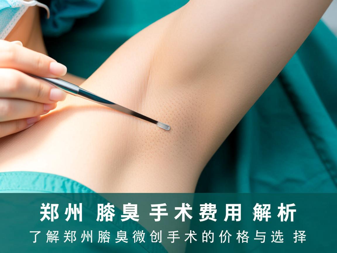 郑州腋臭手术费用解析，了解郑州腋臭微创手术的价格与选择
