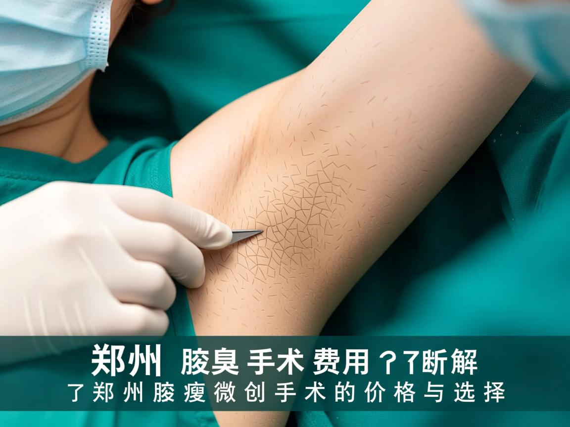 郑州腋臭手术费用解析，了解郑州腋臭微创手术的价格与选择