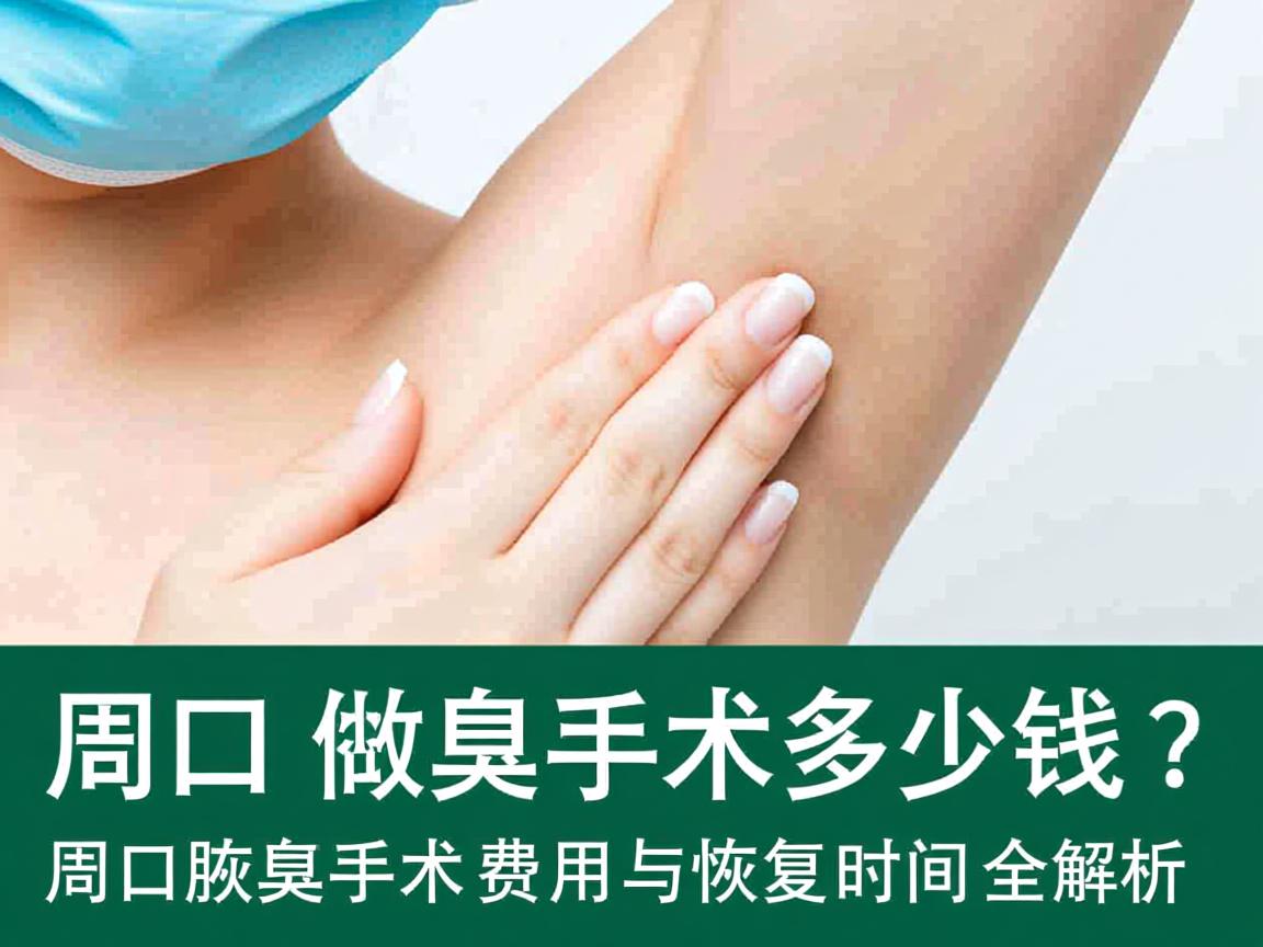 周口做腋臭手术多少钱？周口腋臭手术费用与恢复时间全解析