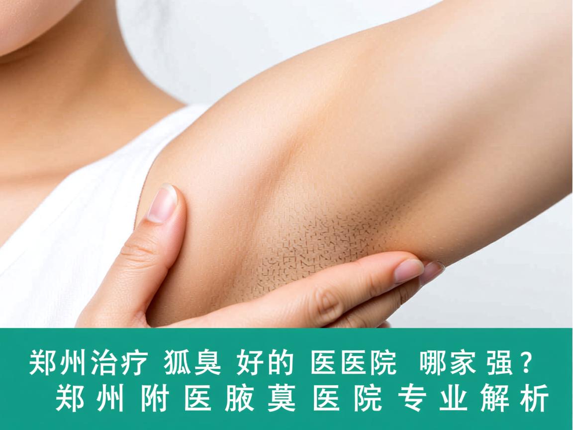 郑州治疗狐臭好的医院哪家强？郑州附医腋臭医院专业解析