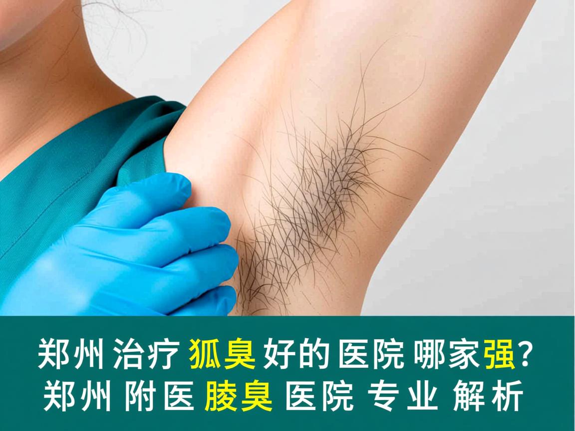 郑州治疗狐臭好的医院哪家强？郑州附医腋臭医院专业解析